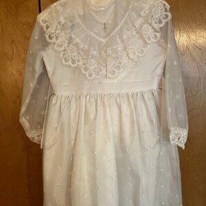 Old Fashioned First Communion Dress/Veil